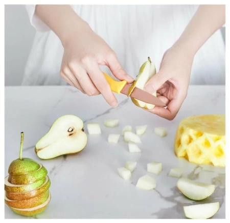 Набор стальных ножей Mi Solista Solo, розовое золото от магазина Xiaomi в Омске